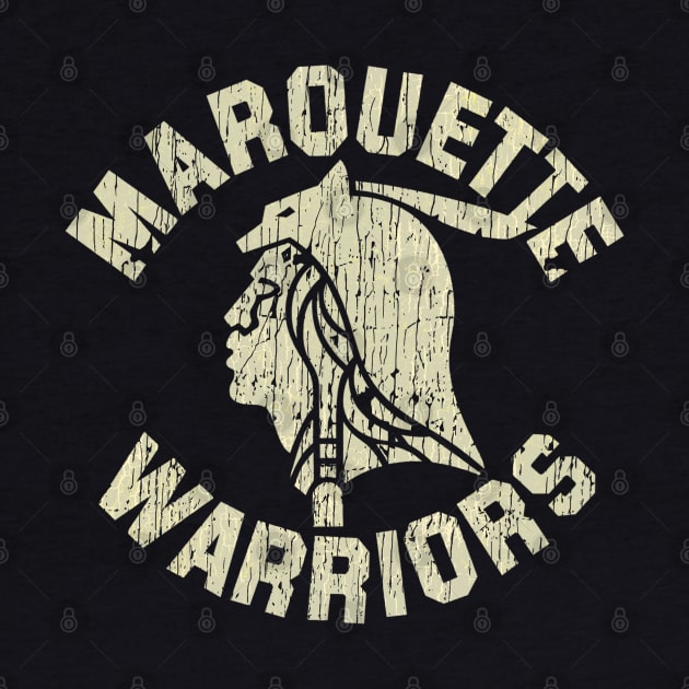 Marquette Warriors Fresh Art by vintage.artillustrator